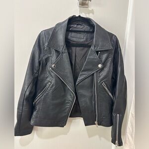 Blank NYC Moto faux leather jacket